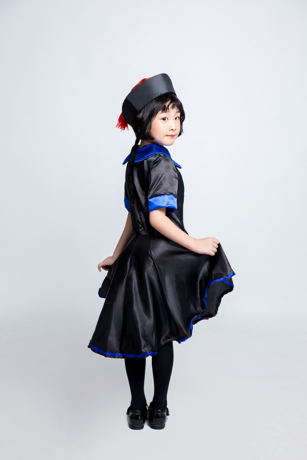 2019新款童趣僵尸角色扮演服万圣节儿童舞台话剧演出服僵尸亲子装