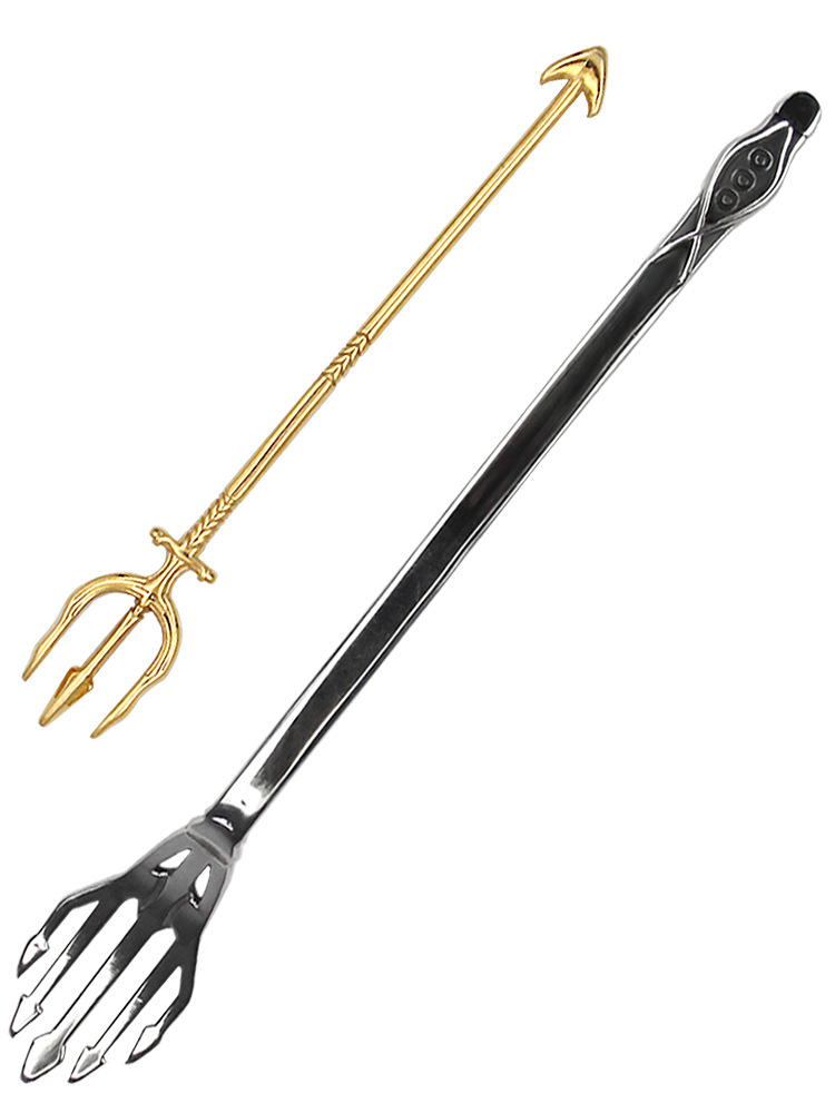 宅电舍 海王三叉戟水果叉泡面叉便携钢叉蛋糕叉实用创意电影周边