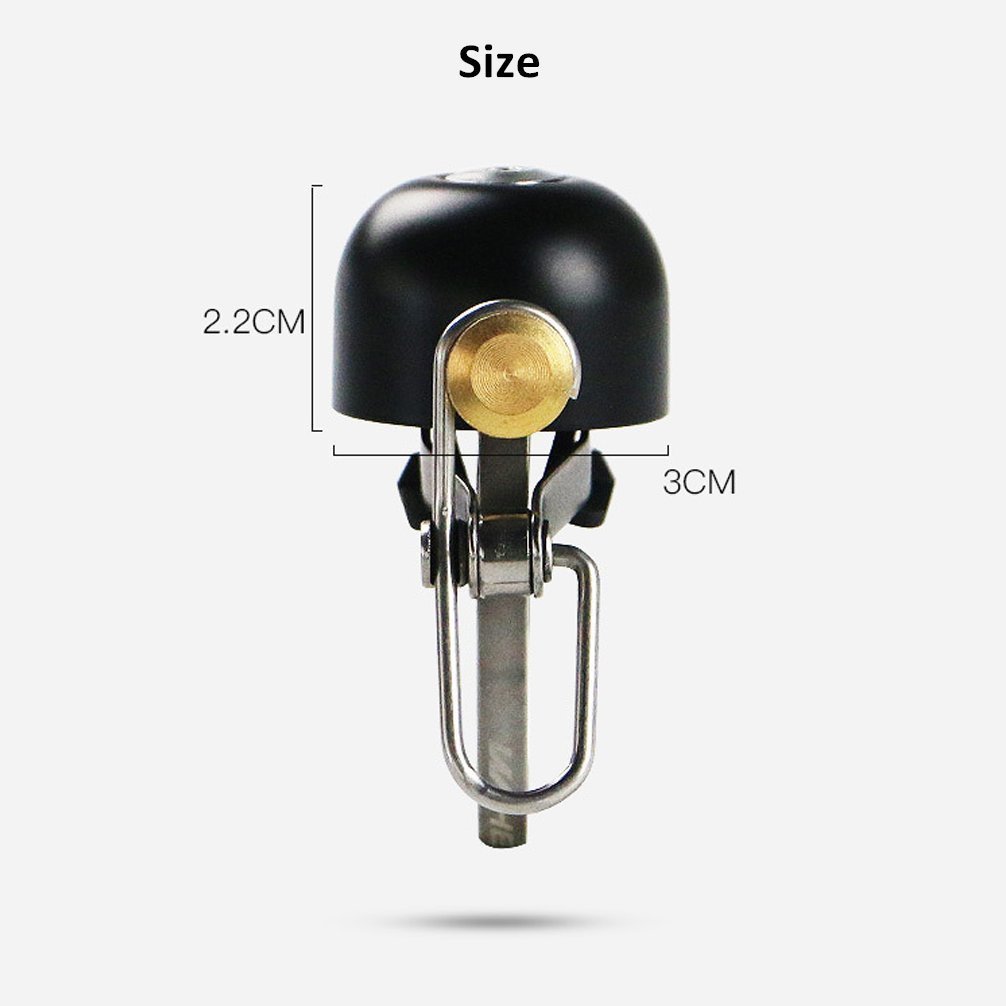 Folding Bicycle Brass Bell Bicycle Bell Retro Brass Bell Mountain Bike Horn Dead Flying Bicycle Cycling Fitting 61G