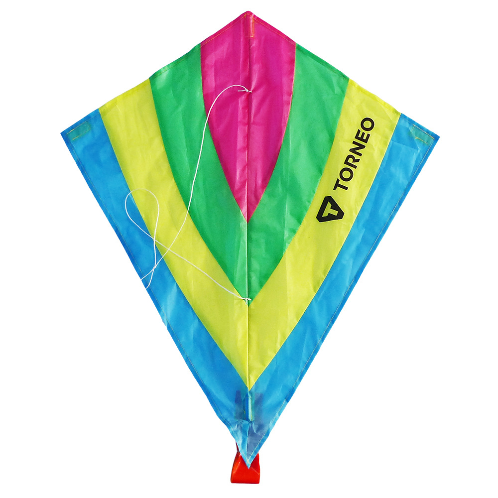 供应拼接菱形风筝七彩风筝儿童风筝玩具设计制作