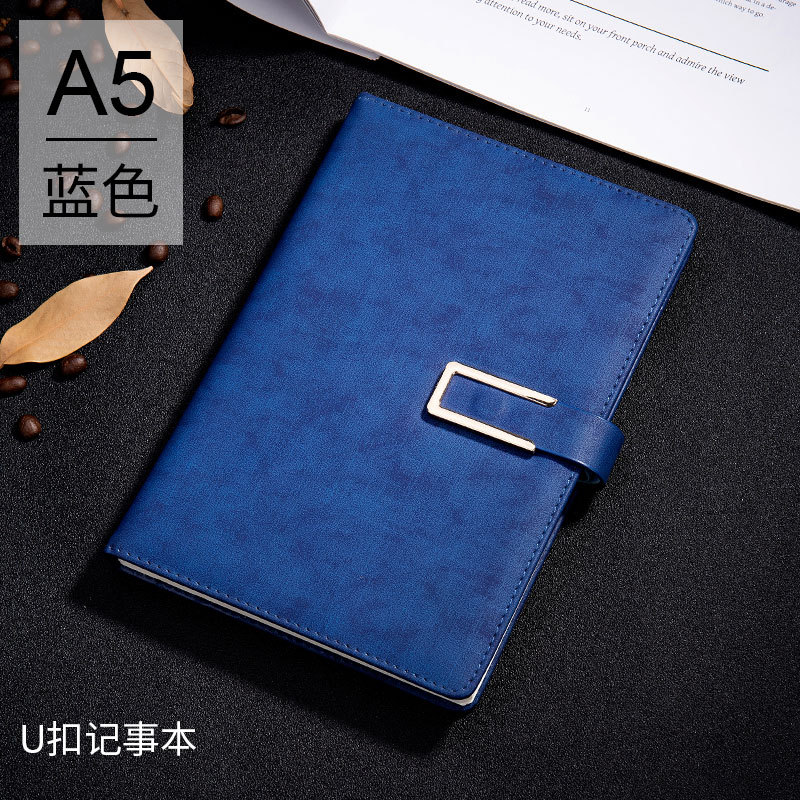 Factory in Stock Wholesale Business Gift Notepad Pu Advertising Lettering Souvenir Notebook Gift Set Logo