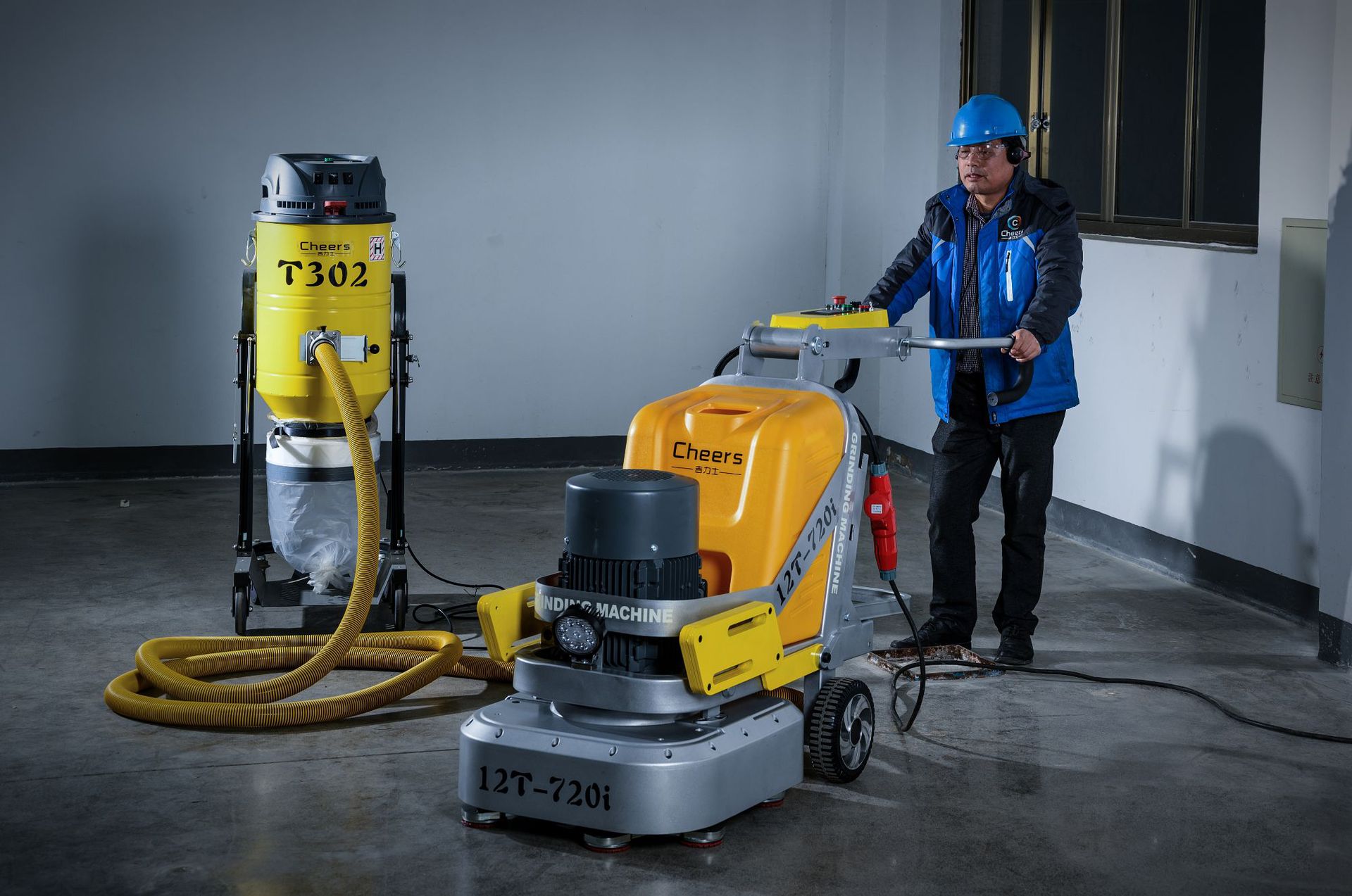 大理石翻新混凝土打磨环氧地坪施工固化地坪多功能地坪研磨机