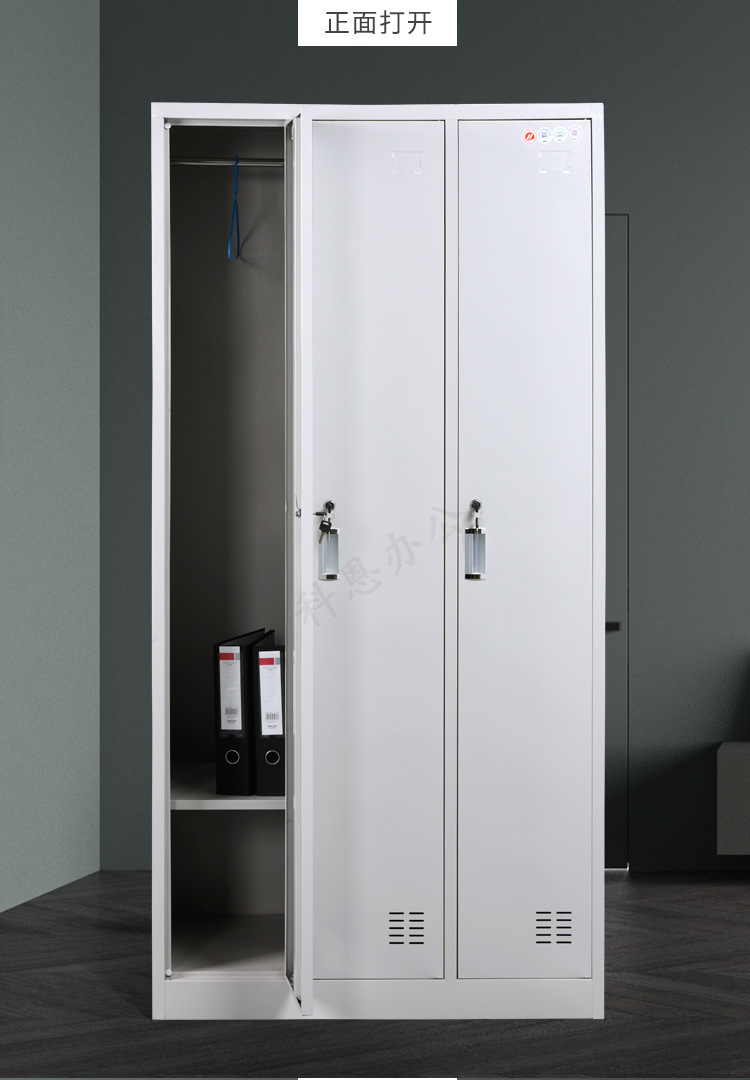 钢制更衣柜2门储物柜三门更衣柜四门学生宿舍更衣柜加厚更衣柜厂