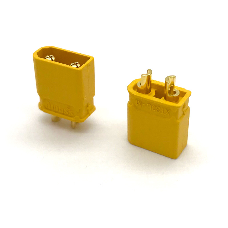 xt30插头 航模连接器 xt30 无人机电调小电流充电插头 原装正品