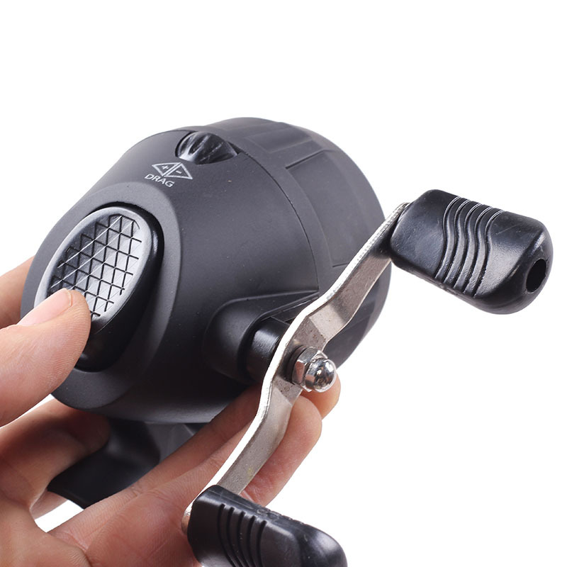 bl20s渔轮 封闭双摇射鱼轮鱼镖轮弹弓弓箭小渔轮套装厂家直供跨境