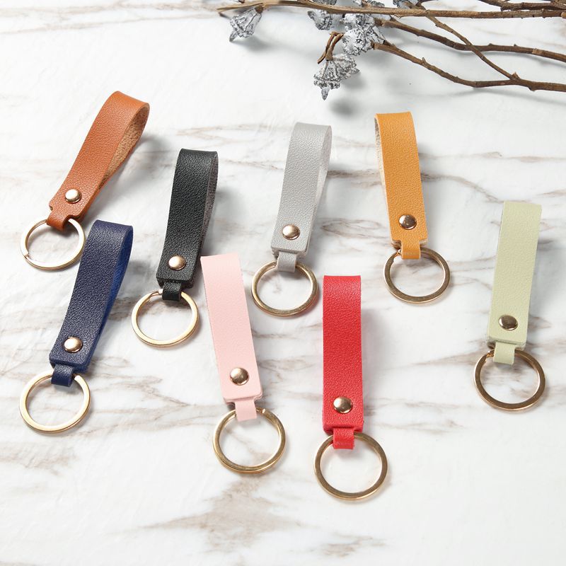 Pu Key Chain Wholesale Creative Key Chain Leather Key Chain Pendant Business Gift Leather Car Key String