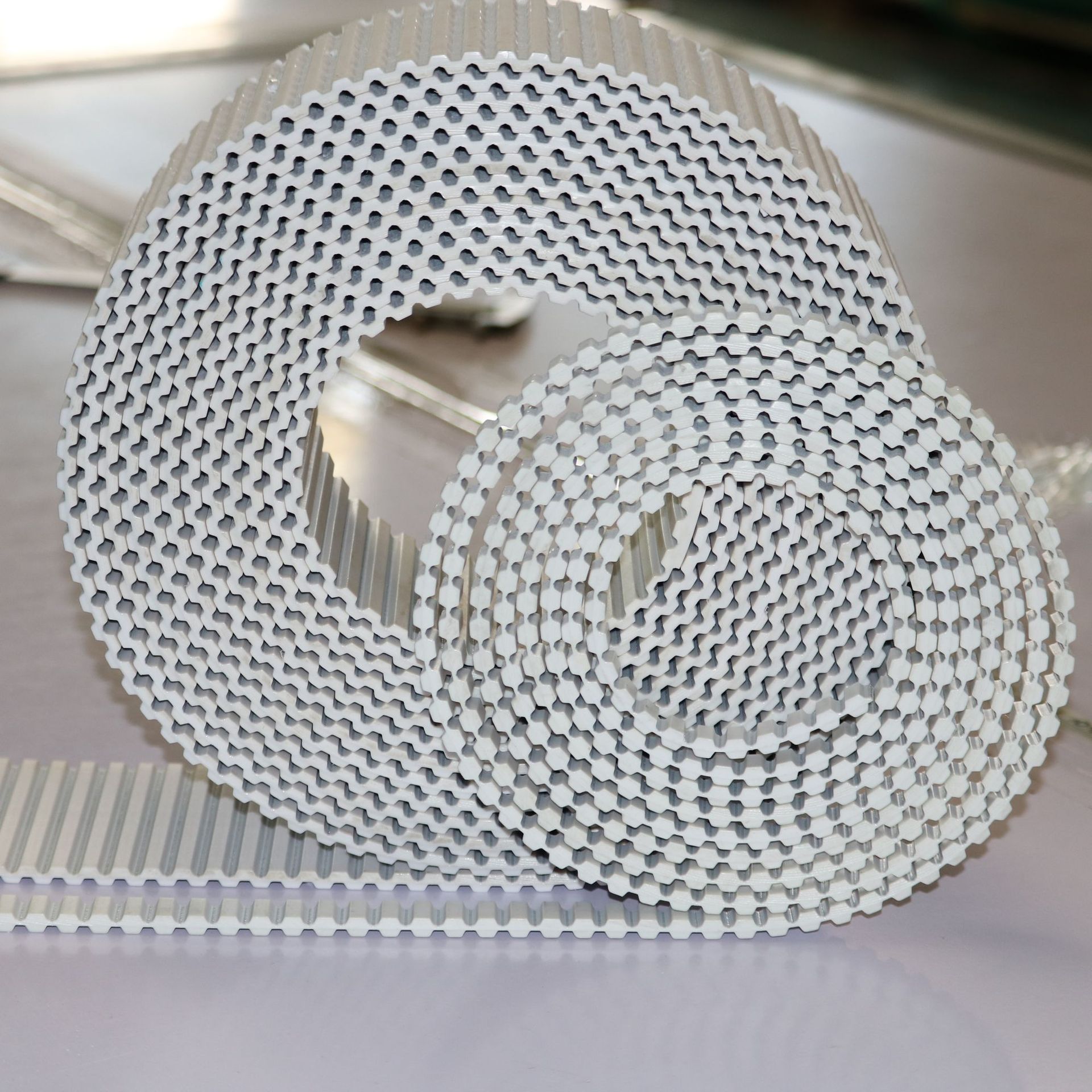 at20 t20 14m s8m 20m白色聚氨酯同步带型号齐全开口接驳工业皮带