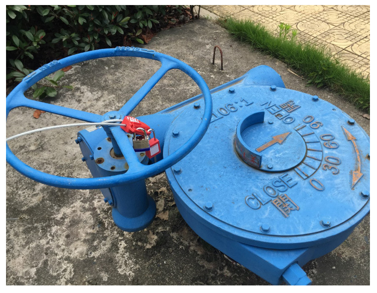 贝迪型安全缆绳锁 可调节万用钢丝缆绳锁上锁挂牌l11工业阀门锁具