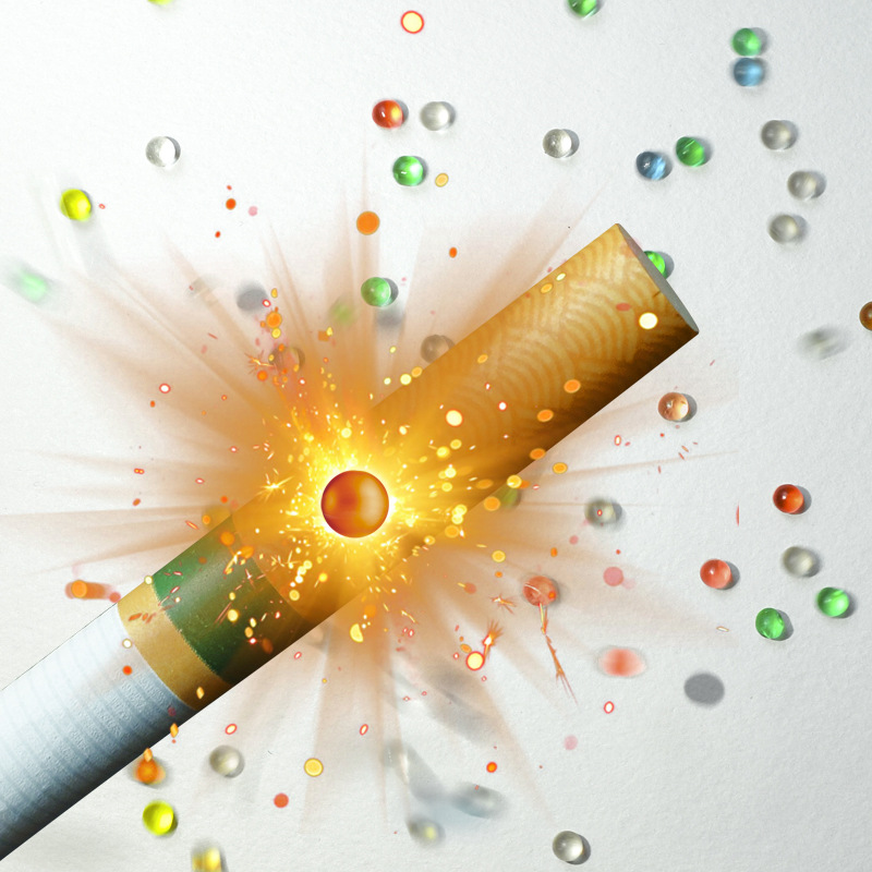 爆烟珠烟用双爆珠草莓陈皮薄荷味红酒爆香珠香烟过滤烟嘴爆珠