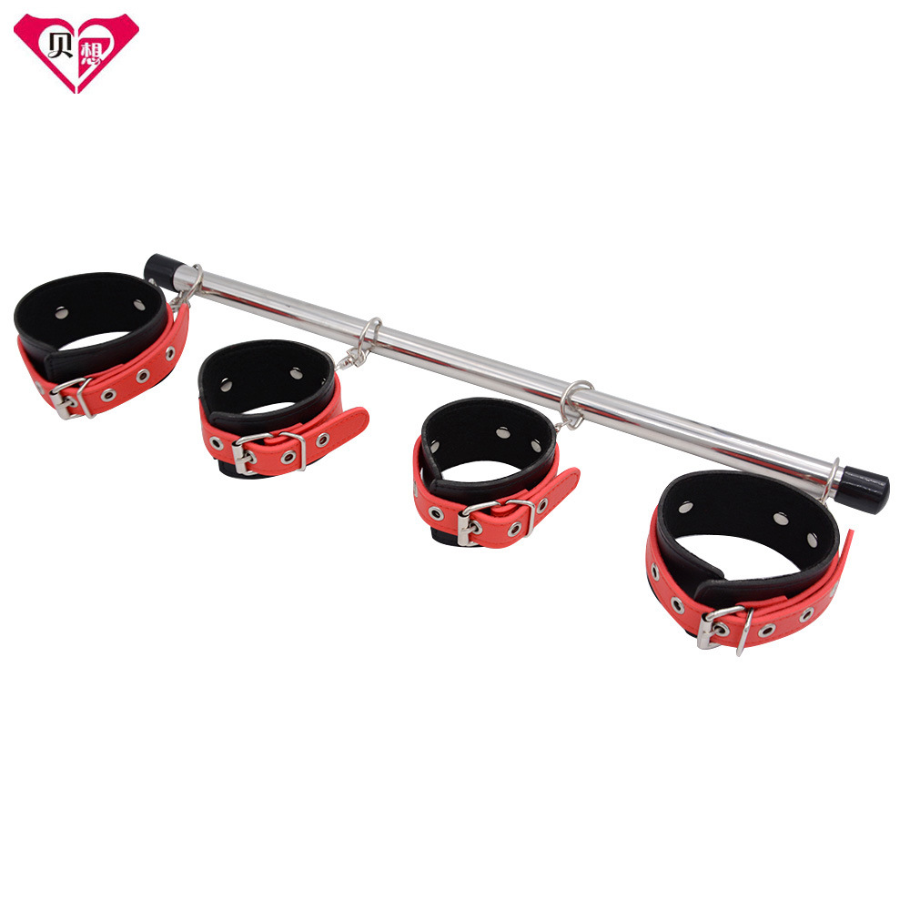 成人情趣手脚铐 皮革束缚绑带 夫妻用品 束缚固定带锁 厂家批发