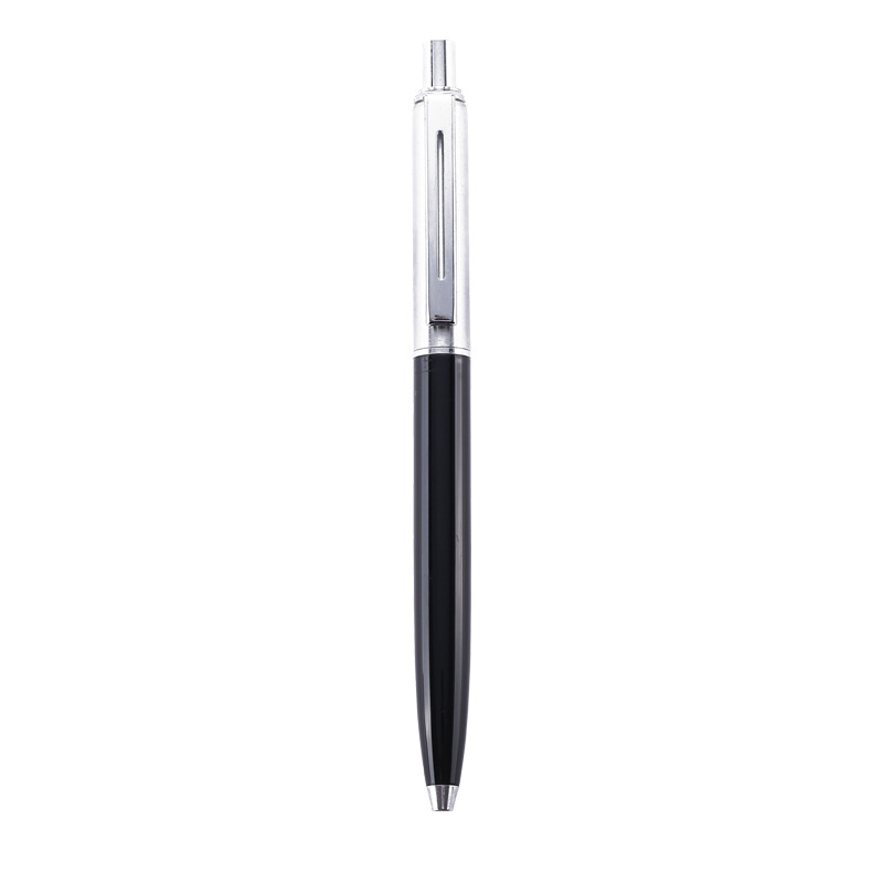 Simple Color Matching Metal Ball Point Pen Business Office Student Stylus Push Oily 1.0mm Signature Pen