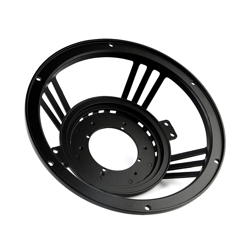 生产厂家 车载圆形铝盆架 音响音箱喇叭修理配件盆架 喇叭盆架