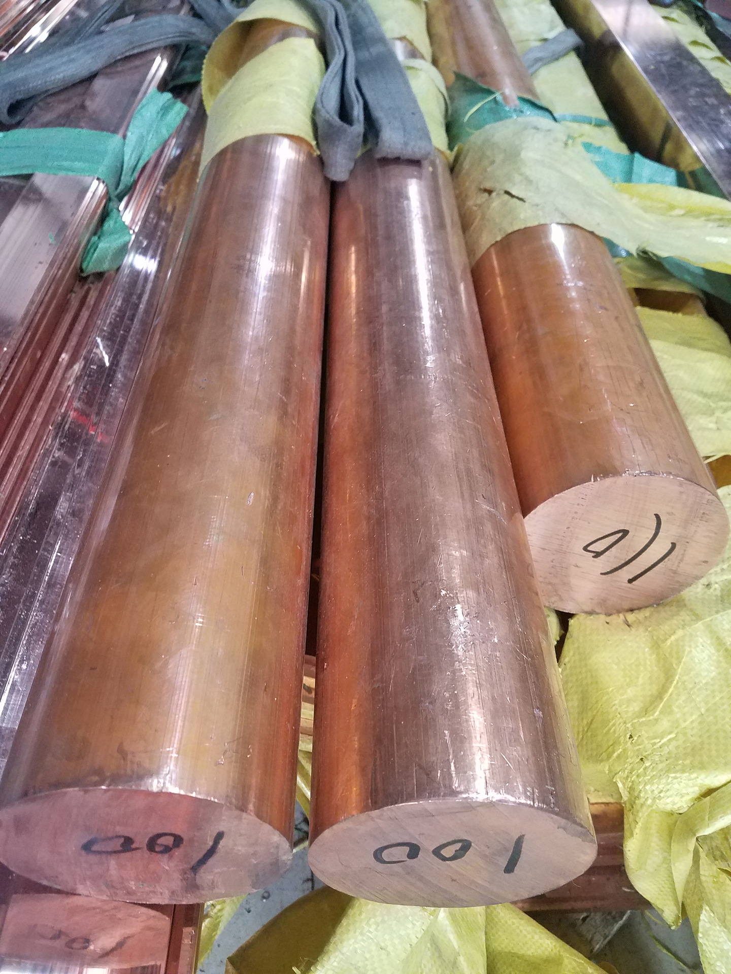 现货t2高导电用紫铜棒 纯铜圆棒材 3mm5mm8mm12mm15mm可做精密切