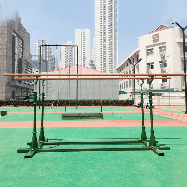定制标准户外训练升降双杠定做学校室外运动体育器材比赛引体向上