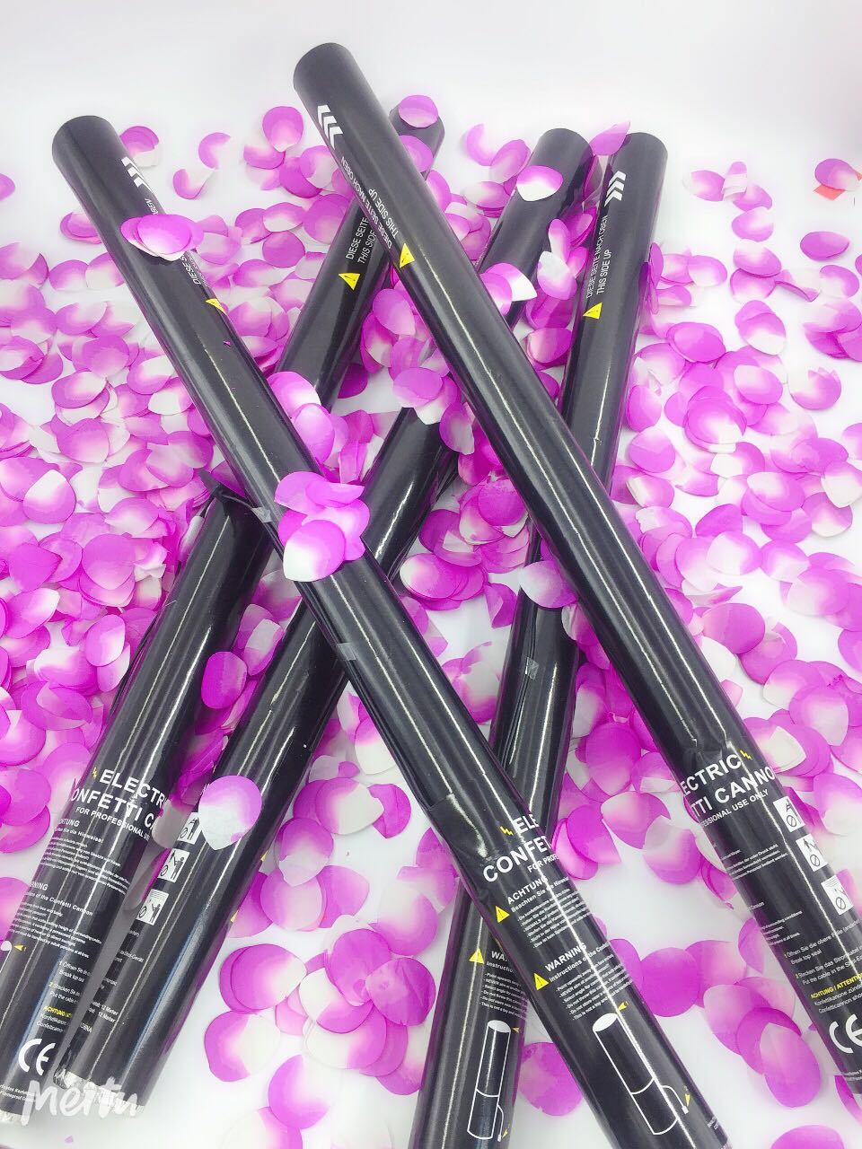 电子阻燃礼炮弹 酒吧气氛道具 电子礼炮枪 白色彩色 电子礼花礼炮