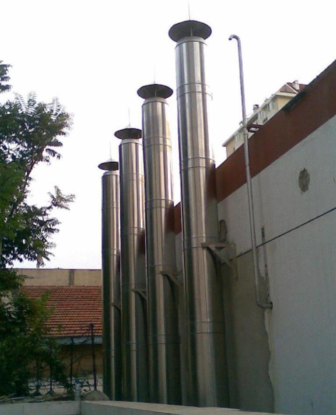 供应不锈钢烟筒 规格排烟排气系统碳钢烟筒质优价廉