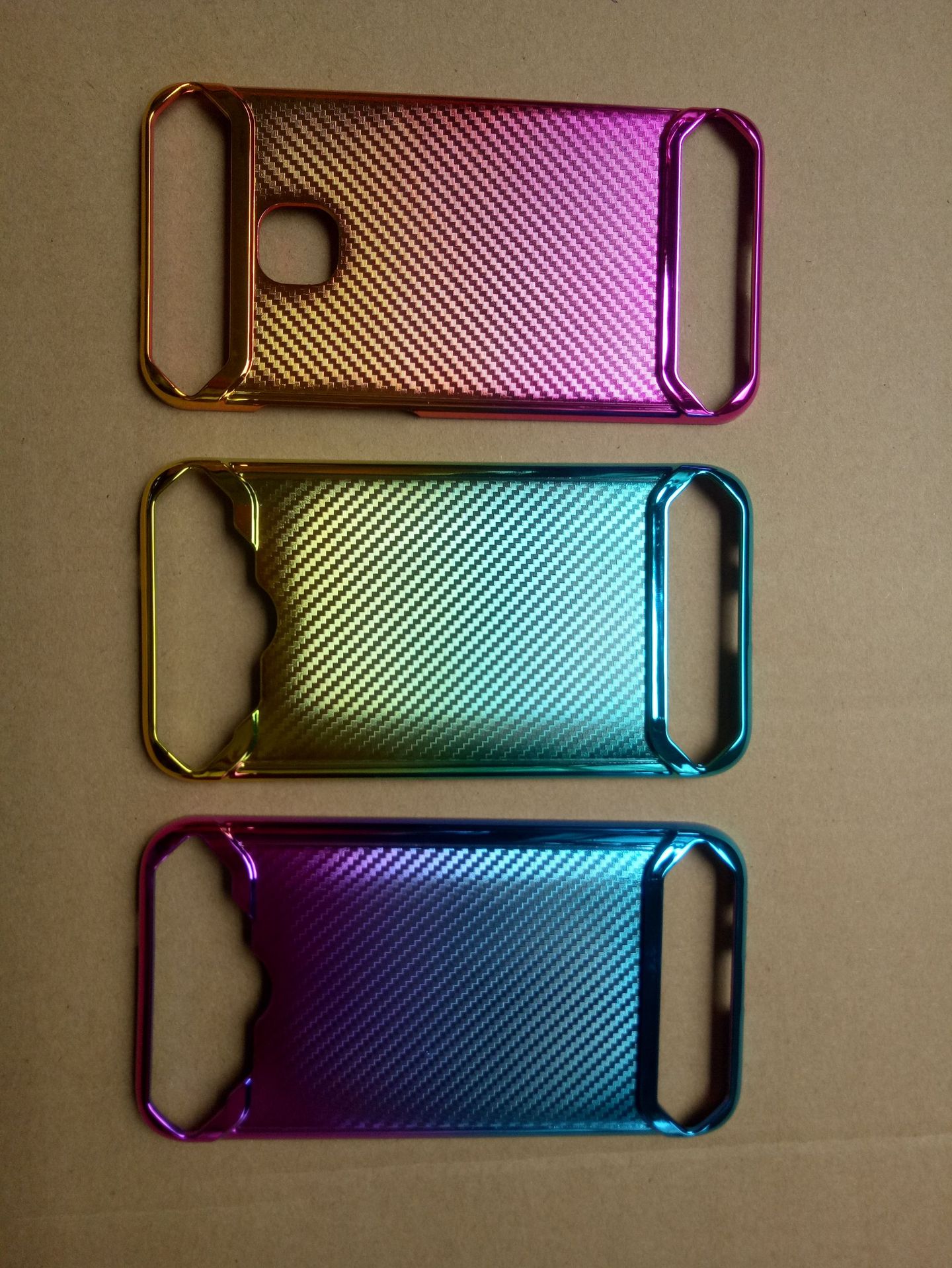 三色渐变耳机真空镀 电镀加工 塑胶电镀 电镀厂abs料pc料电镀