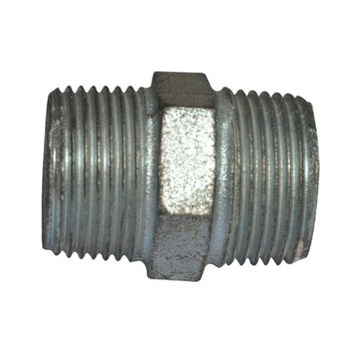 厂家批发 国标镀锌玛钢对丝 消防用外丝直接4分6分 水管接头批发