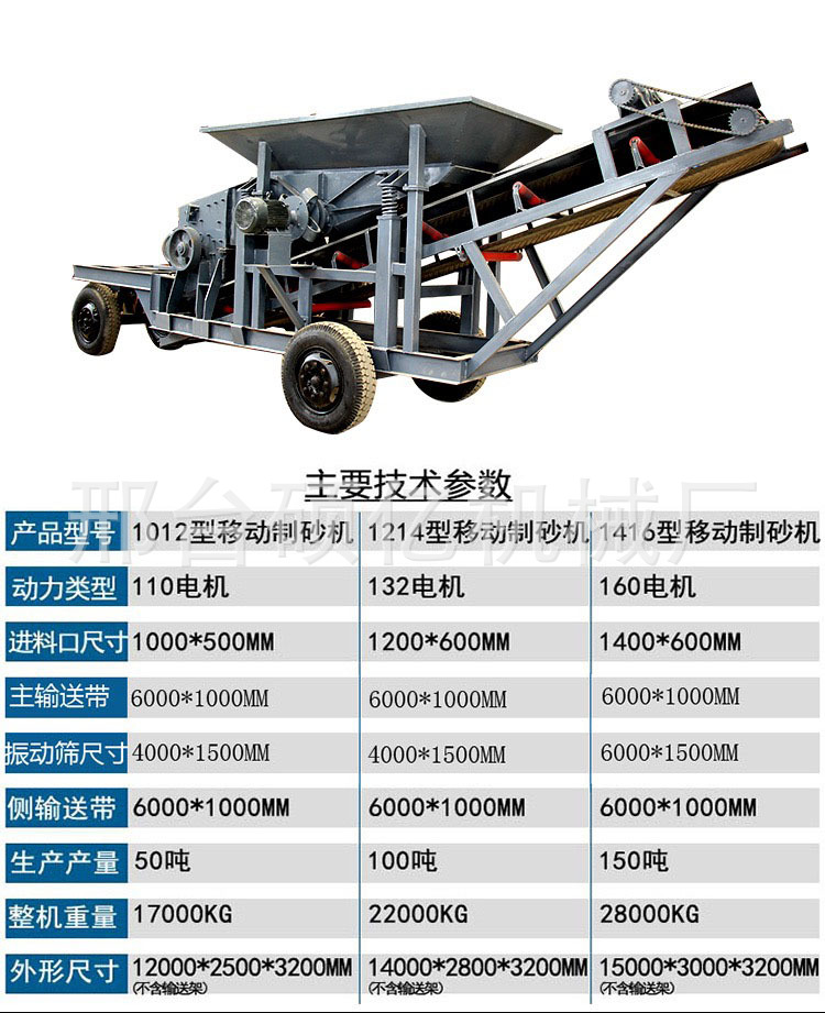 大型移动鄂式破碎站石灰岩制砂粉碎机多功能石料移动制砂机