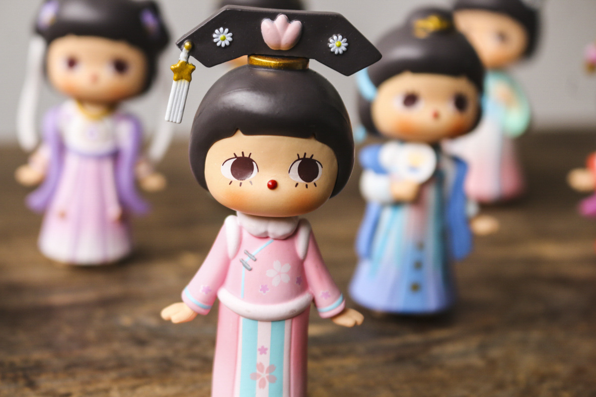 工艺礼品 青壹坊bobbi五套系列盲盒 桌面摆件 手办娃娃