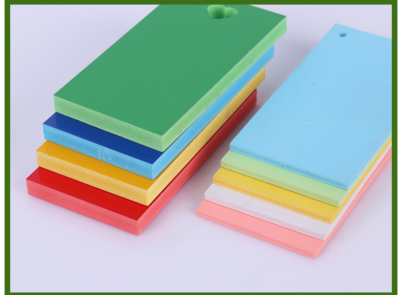 彩色pvc发泡板免油漆雕刻大板高密度雪弗板户外装饰木塑发泡板