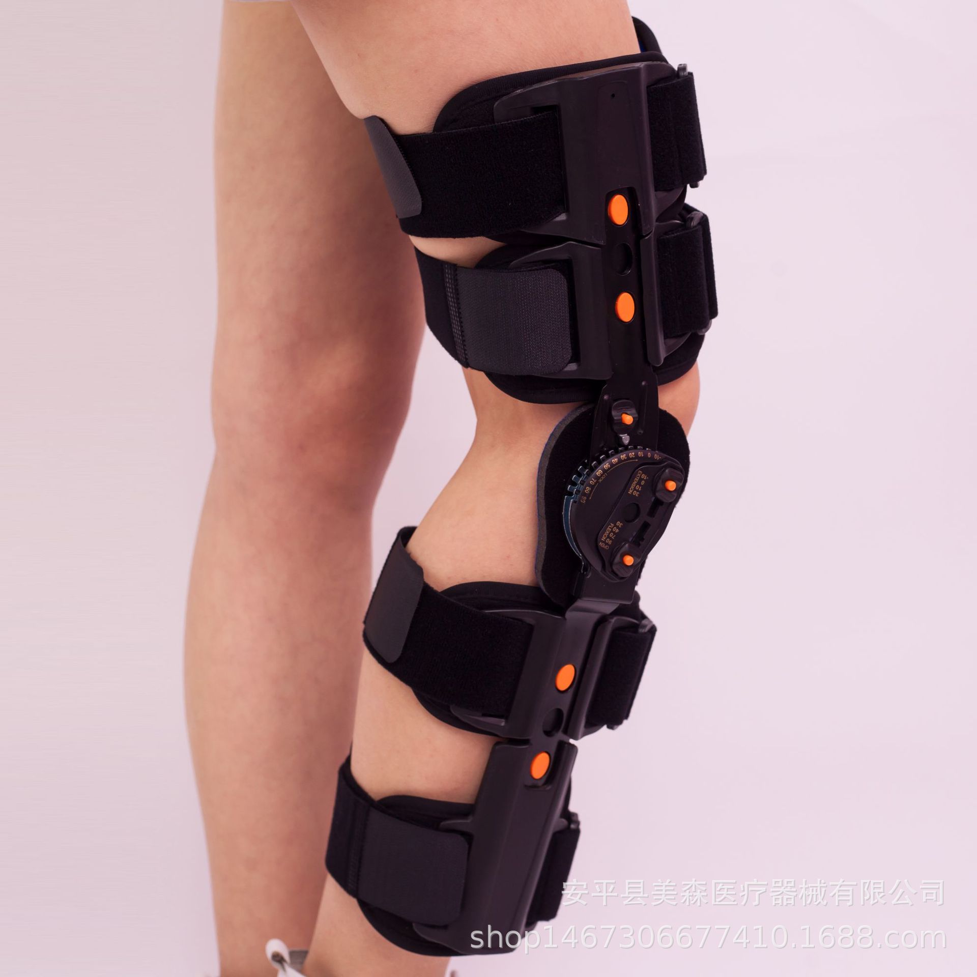 长短可调节膝关节固定支具 新款下肢康复器