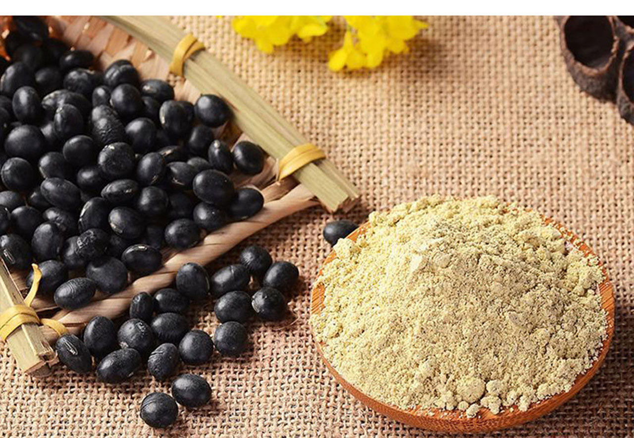 大树食品 熟青仁黑豆粉 绿芯黑豆粉五谷杂粮代餐粉 80-150目 oem