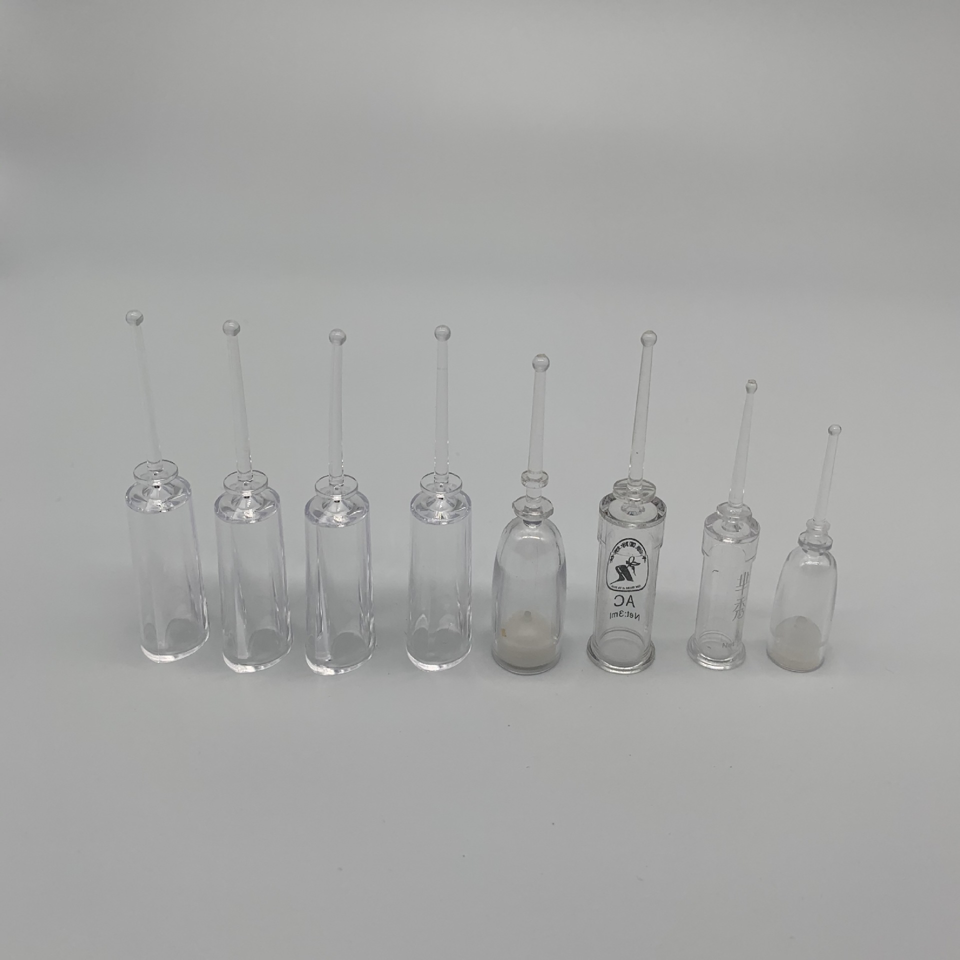 3-5ml后推针剂瓶 化妆品 水光针精华液针管瓶 分装瓶 安瓶 保鲜瓶