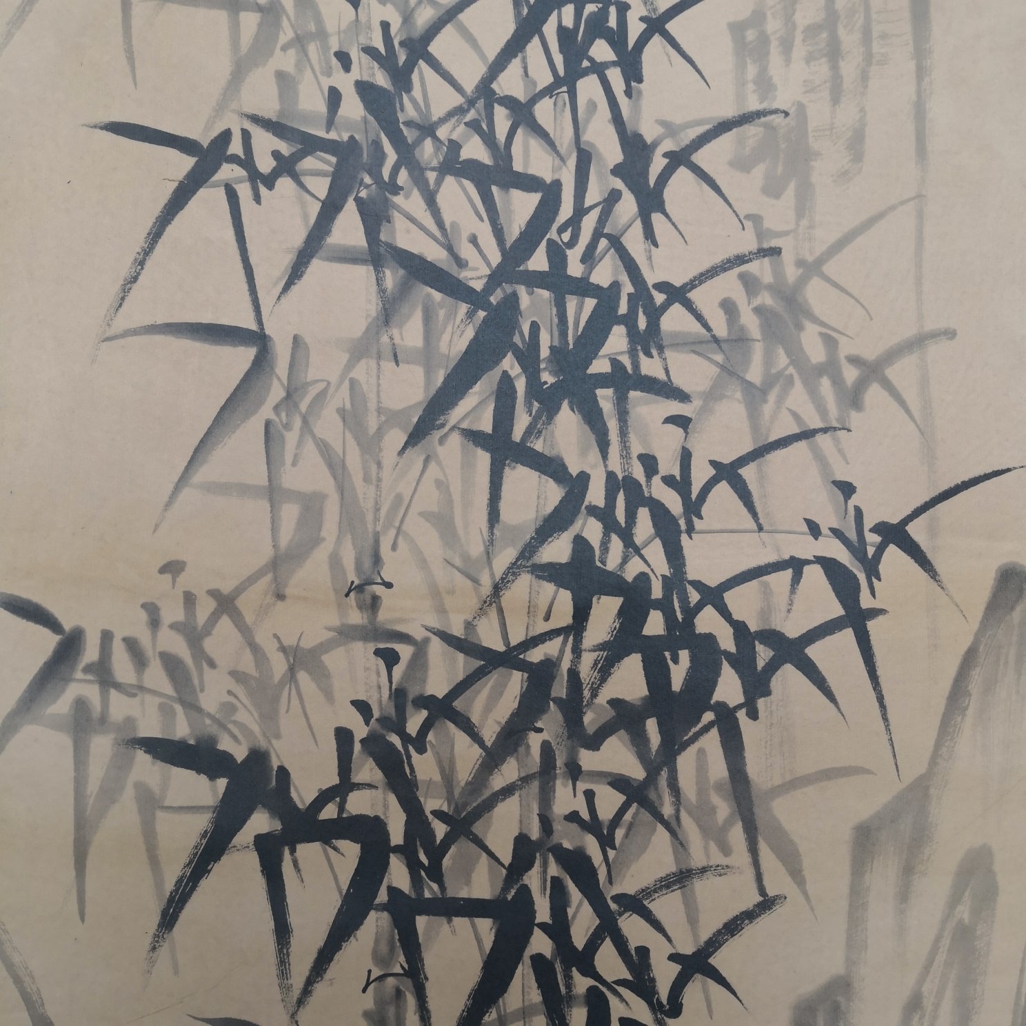 批发仿古牛皮纸中堂国画办公室挂画 装饰做旧装饰字画