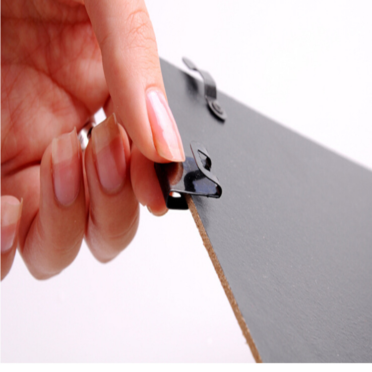 黑色老虎扣 影楼相框背板s扣 照片墙无痕钉搭配挂钩 相框五金件