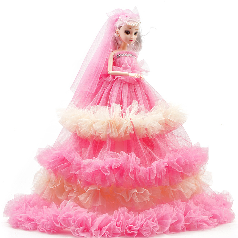 Cute Loli Yuyuyuba Doll Toy Wedding Dress Princess 3d Real Eye Girl Toy Birthday Gift