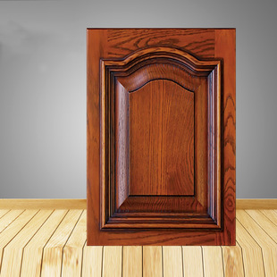 定制烤漆厨门实木橱柜柜门衣柜门板定做美国红橡原木欧式门板定制
