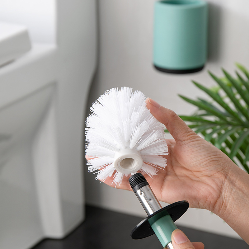 Toilet Brush Toilet Cleaning Brush No Dead Angle Toilet Stainless Steel Long Handle Toilet Cleaner 0720