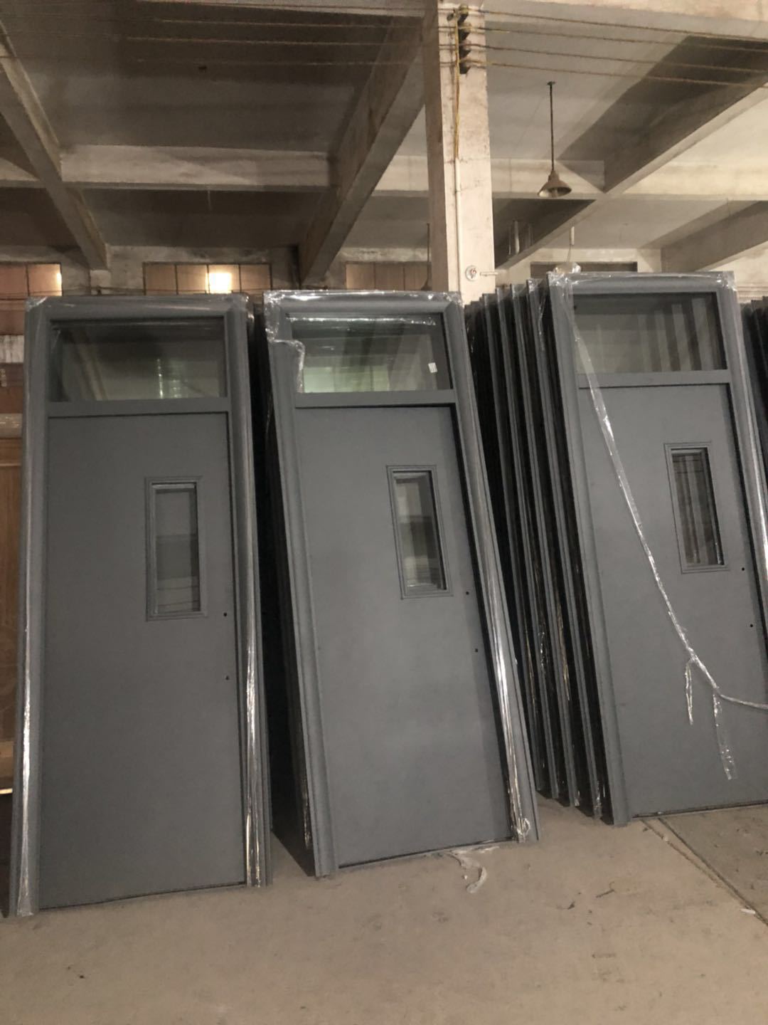 【厂家直销】钢质工程门办公室门加高学生教室门宿舍门视窗学校门