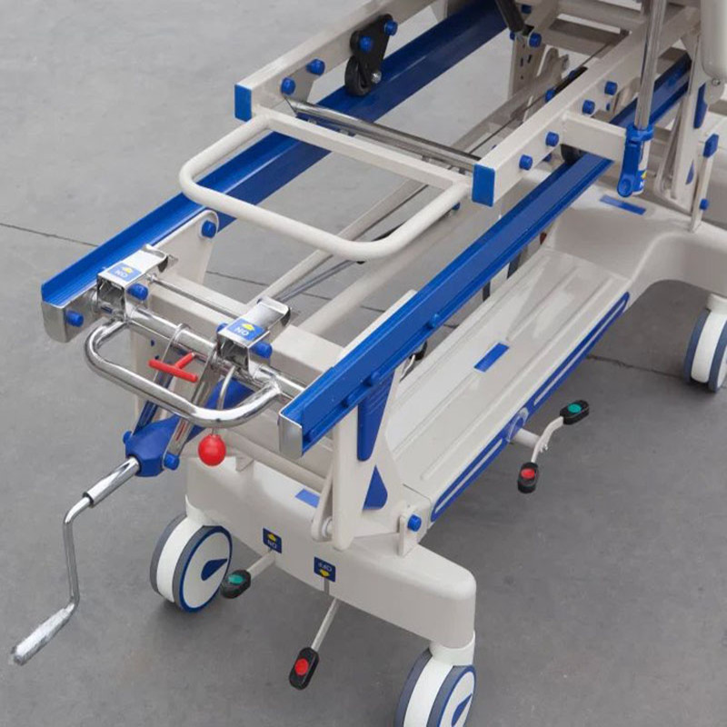 abs可升降液压平车 手术室病人转运对接车胃镜检查床厂家