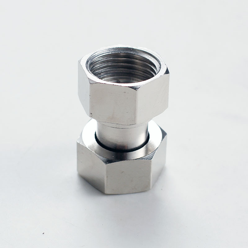 批发水暖五金配件卫浴dn15内丝接头铜管接头4分内丝活接