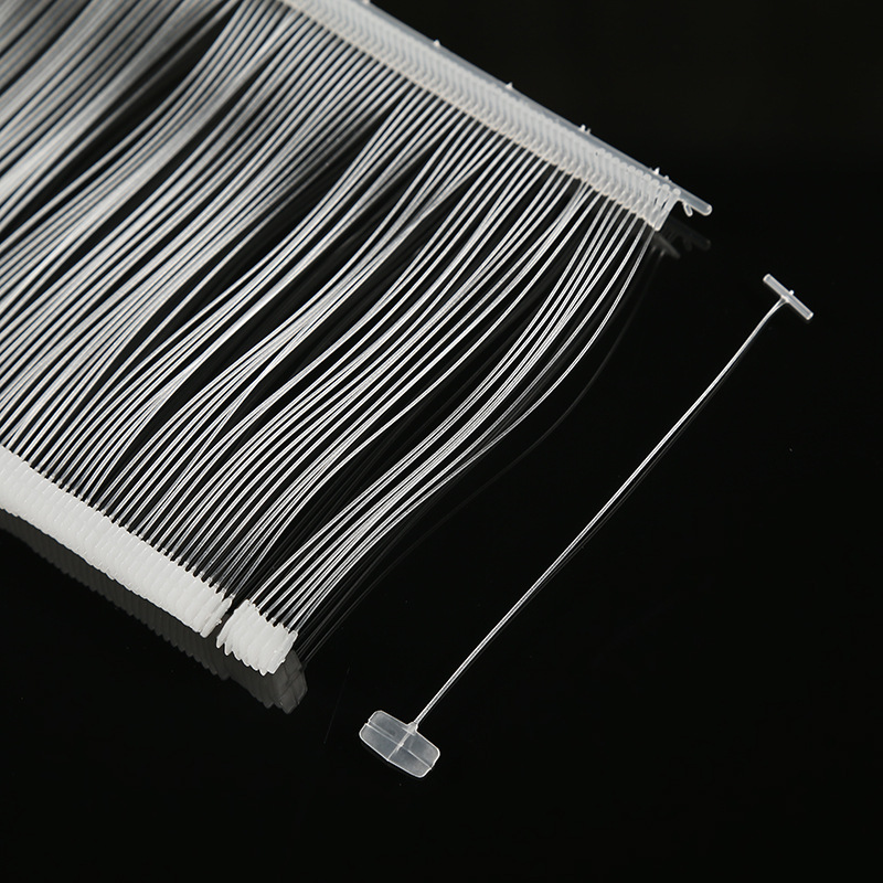 透明pp特大头细胶针塑料工字胶针吊牌线塑料排针吊牌批发10000发