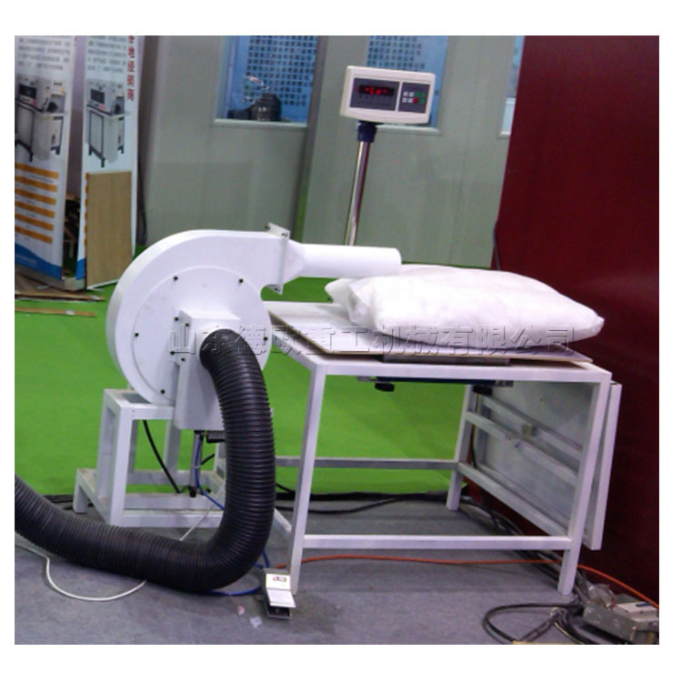 生产热销海绵填充机 沙发家家居充绒机 荞麦枕头自动填充机