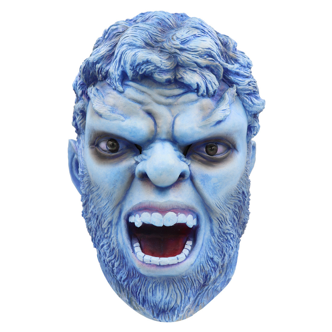 跨境万圣节金刚狼玩具汉克野兽面具模型摆件cos道具x战警xmen面具