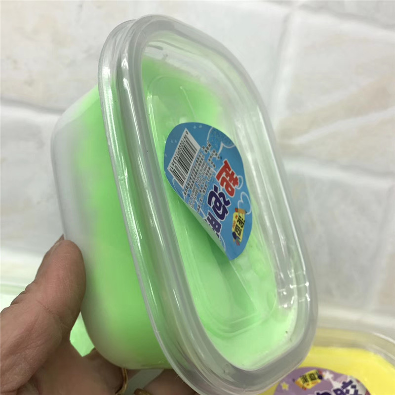 网红芝士起泡胶史莱姆越玩越大起泡胶充气泥爆炸泥di