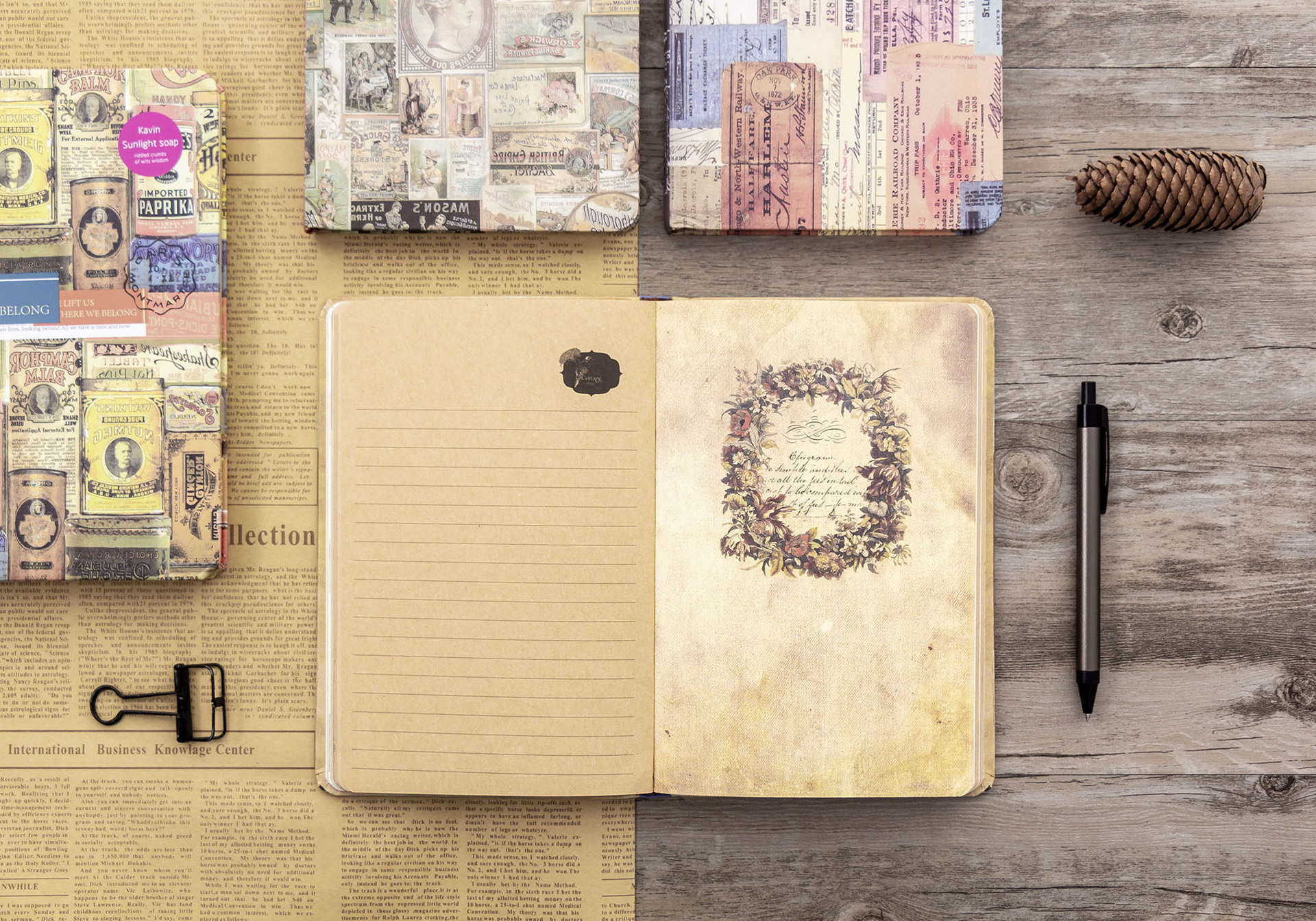 a5复古欧式硬面彩页记事本本册学生礼物唯美插画日记本笔记本子