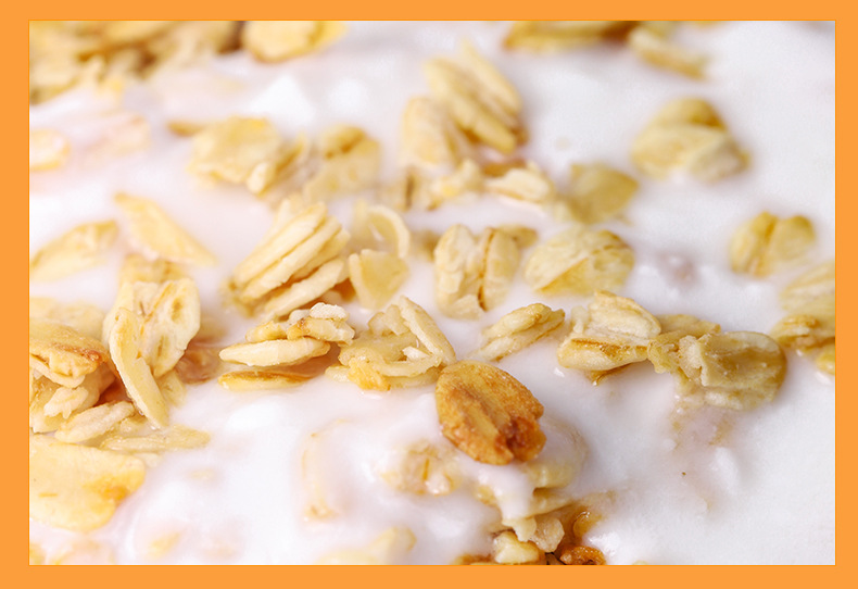 烘焙燕麦片即食干吃早餐营养纯燕麦片原料裸料15kg散装非水果批发