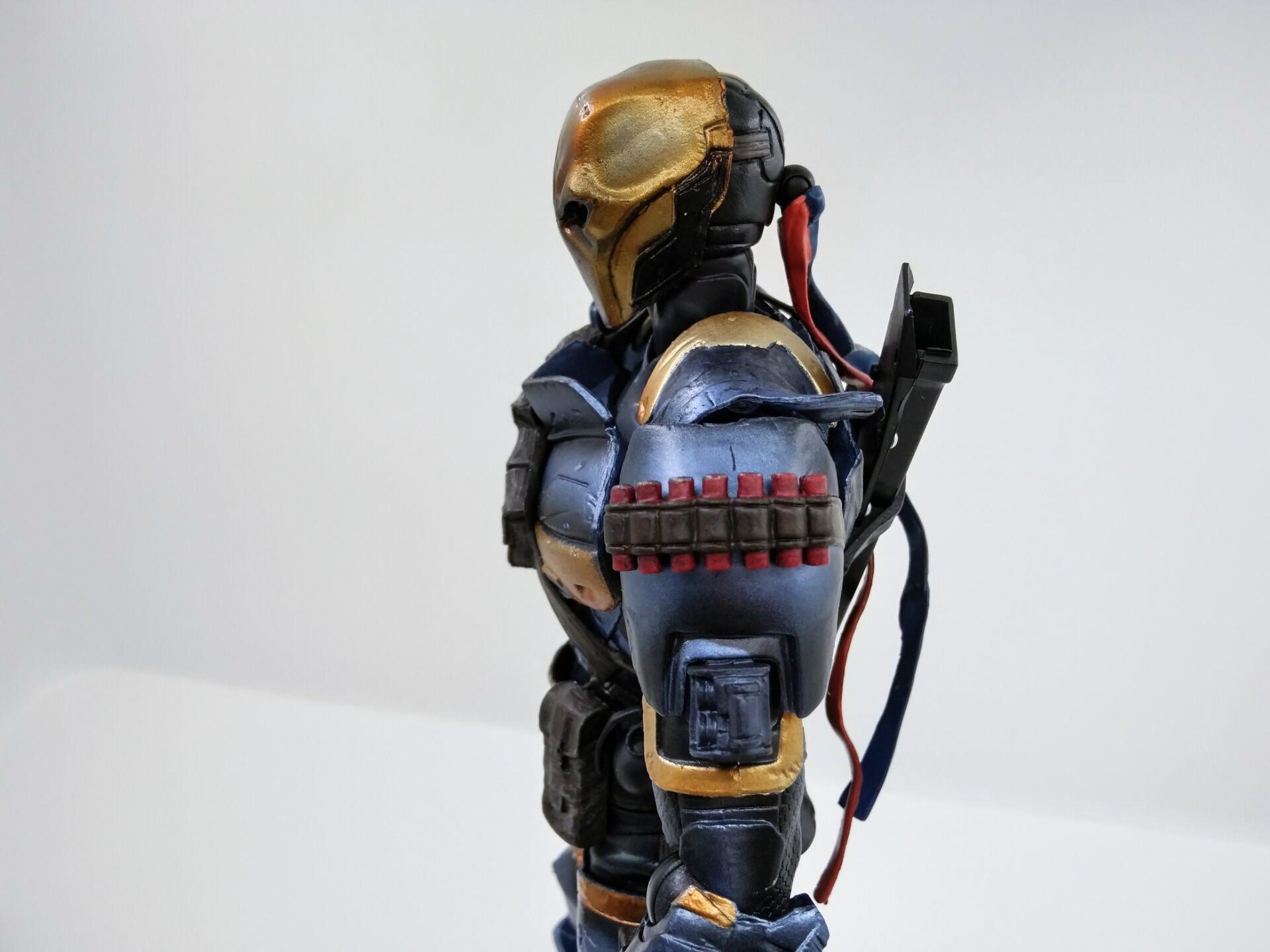 pa改 playarts改 阿克汉姆起源 丧钟 死侍 关节可动盒装手办模型