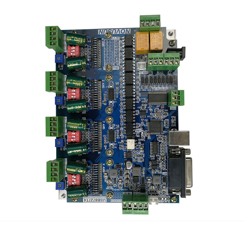 新款usbmach3 4轴驱动一体 控制板支持手脉 控制驱动一体板
