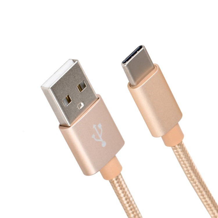 0.5米 手机数据线usb快充电线 适用于华为 type-c尼龙编织数据线
