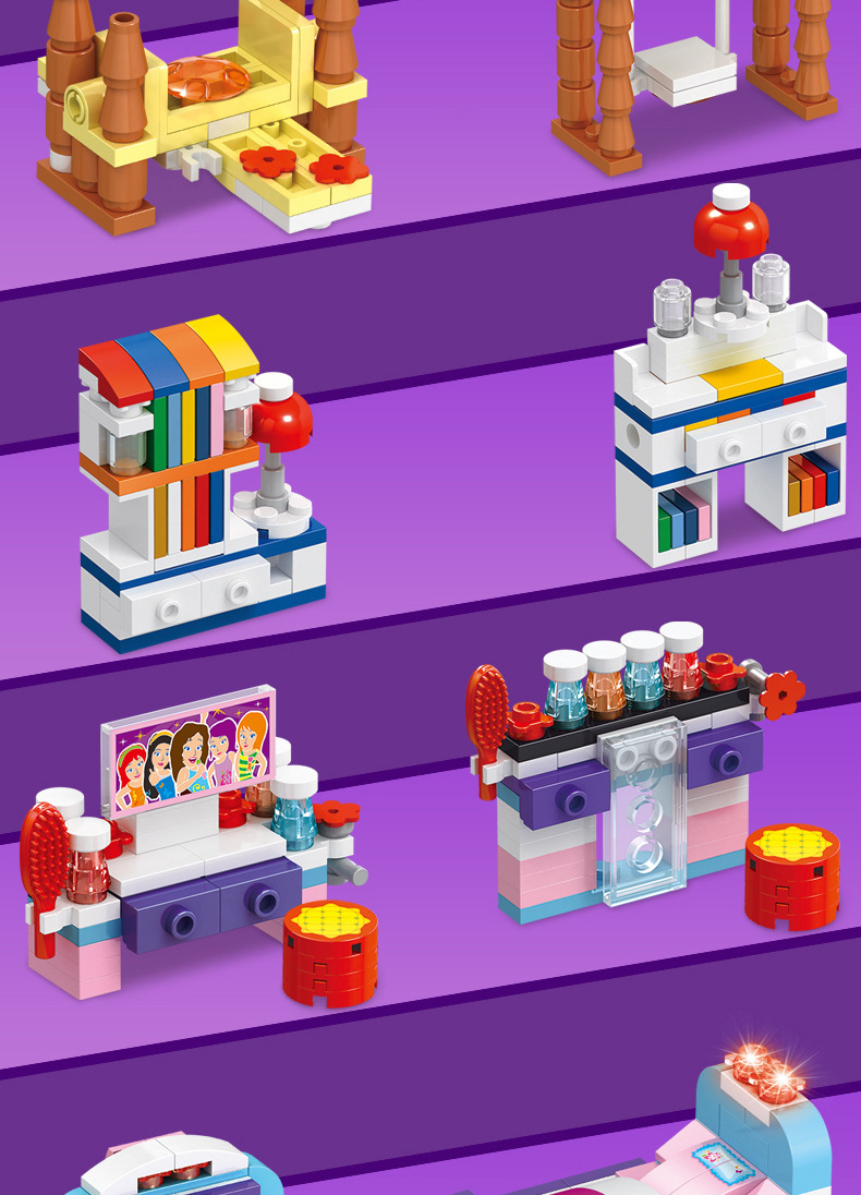 包邮世标积木男孩女孩益智合体拼装汽车越野吉普车导弹车儿童玩具