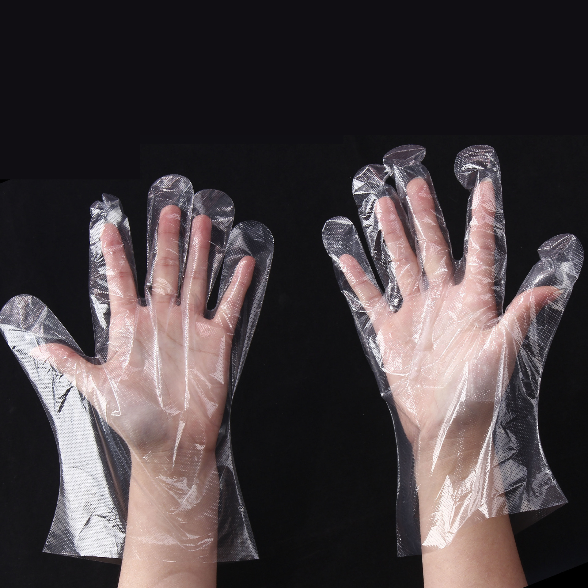 一次性手套一次性高压加厚手套美容美发化工实验透明手套