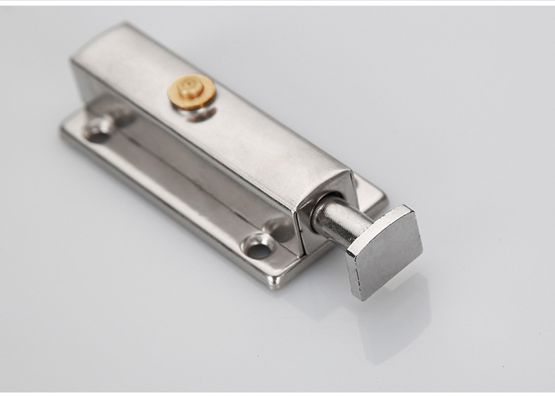 不锈钢插销自动弹簧门插销卫生间门栓门扣防盗门不锈钢自弹插销