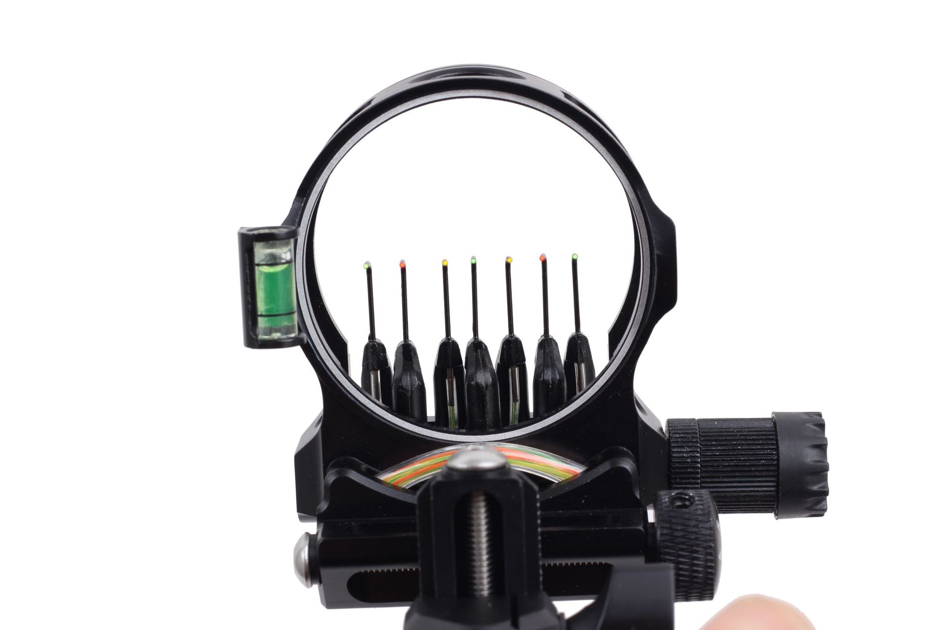 射箭器材 顶点新款瞄 复合db8170七针瞄黑色现货瞄准器 厂家直销