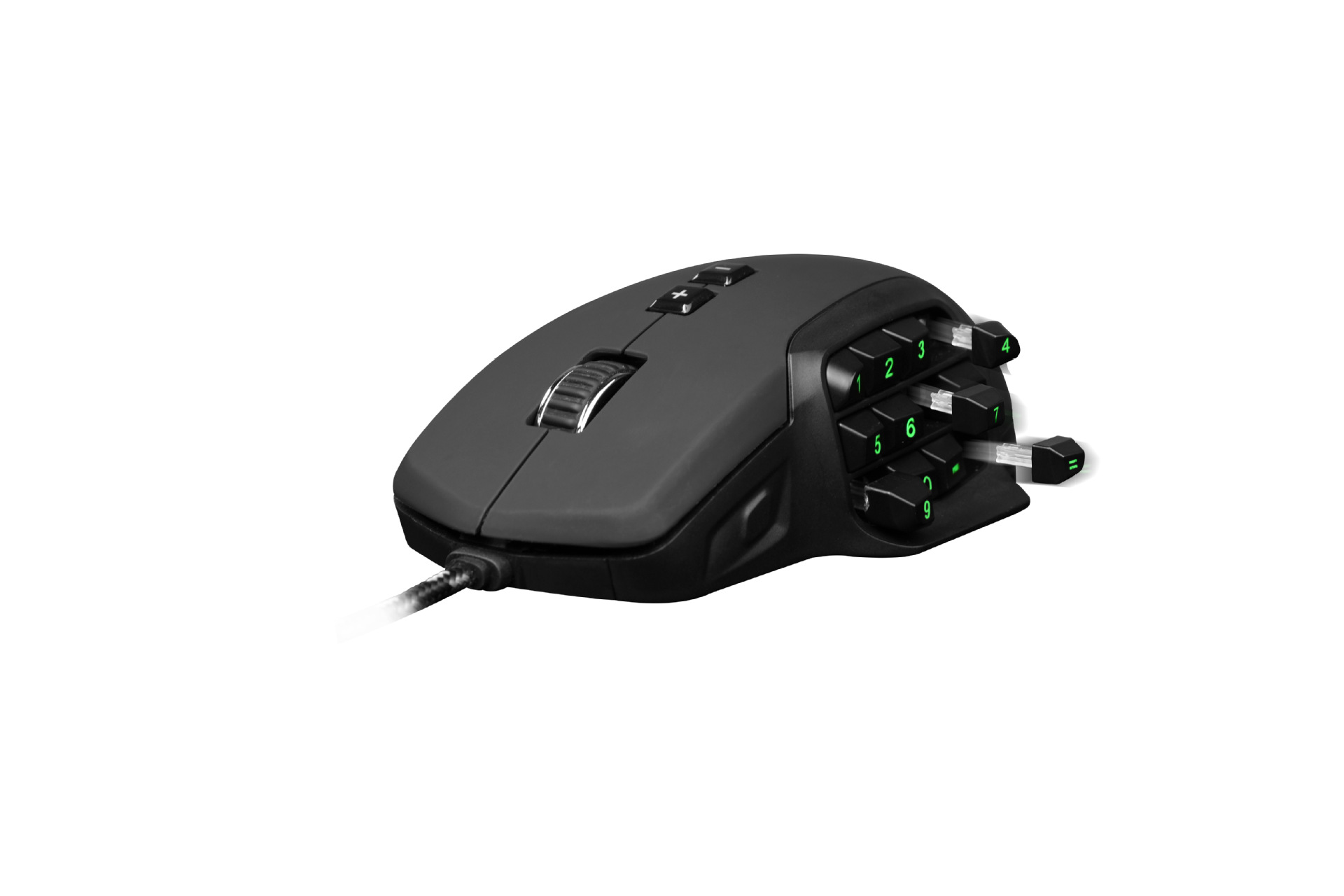 直销多按键自定义鼠标可更换按键砝码带软件编程高端机械游戏鼠标